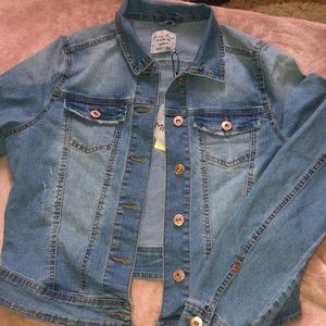 Light blue denim jacket